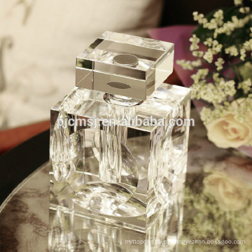 garrafa de perfume de cristal luxuosa / garrafa de vidro do perfume para o presente e a lembrança PB-003